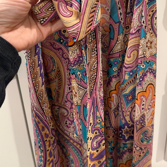 Colorful Paisley Kimono Robe - Picture 4 of 6